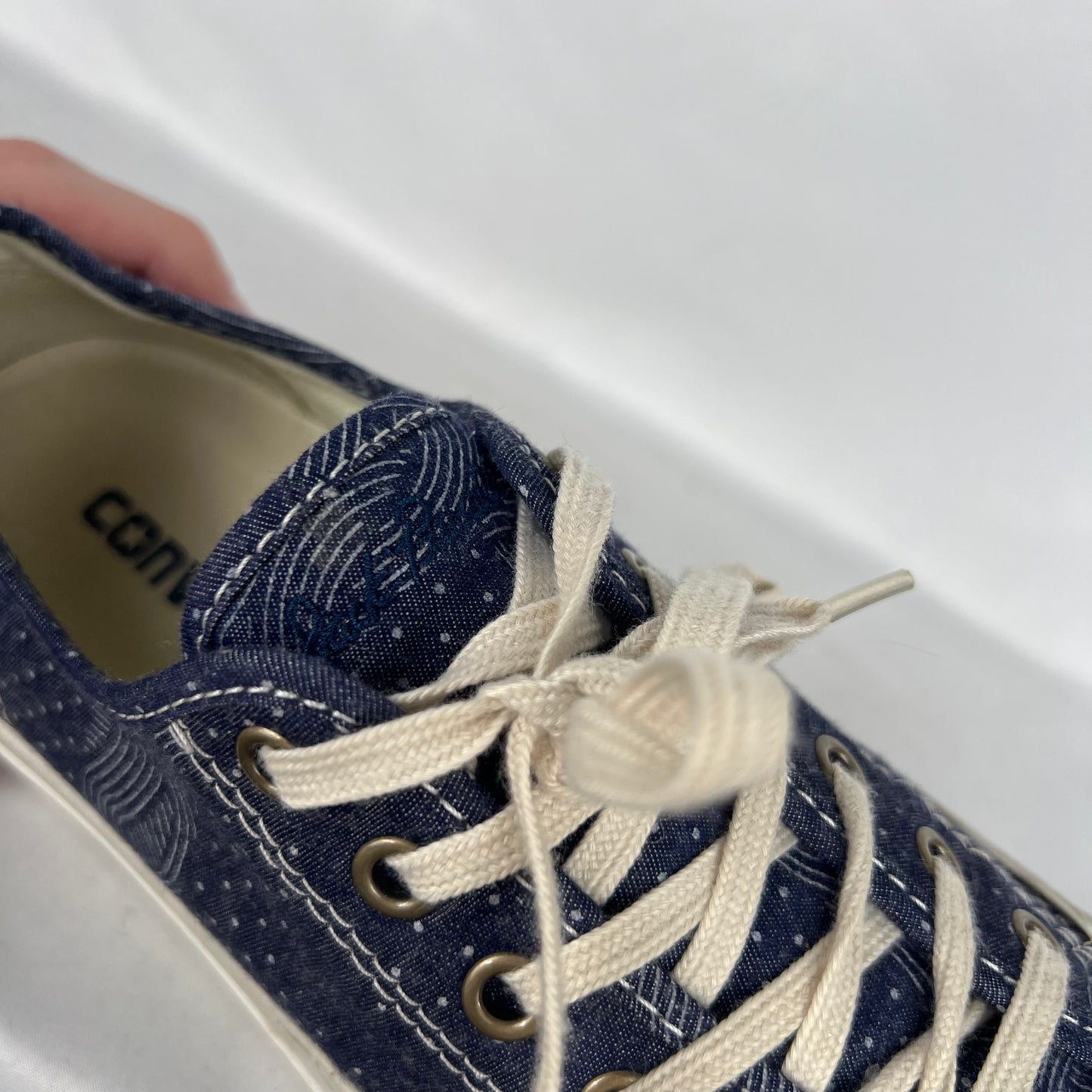 Detailed Blue Jack Purcell Converse- M's 5.5, W's 7