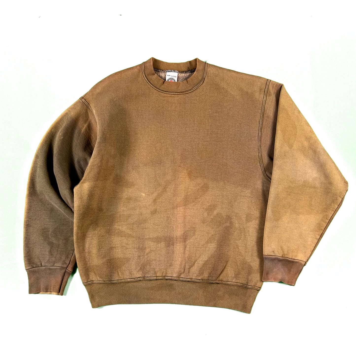 90s Sun Smoked Green Sweatshirt- M