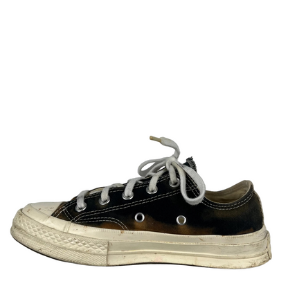 Sun Faded Black Comme Des Garçons Play Converse- M's 4, W's 5.5