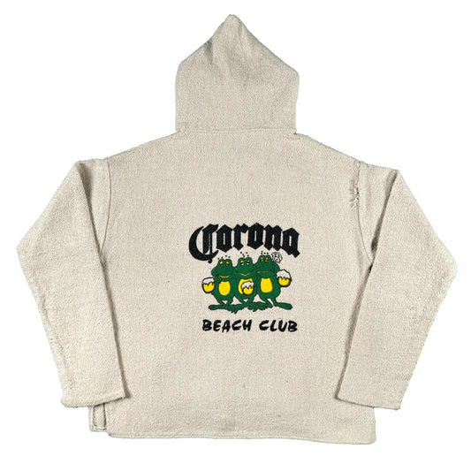 90s Corona Beach Club Baja Hoodie- XL