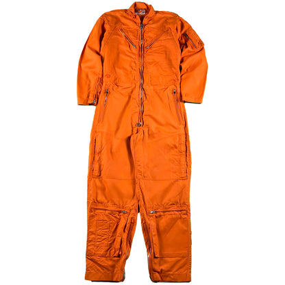 60s US Navy Buaer Orange Pilots Flight Suit- 40L