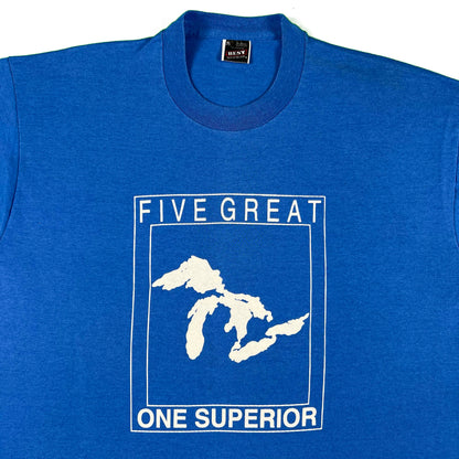 90s Five Great Lakes, One Superior Tee- XL