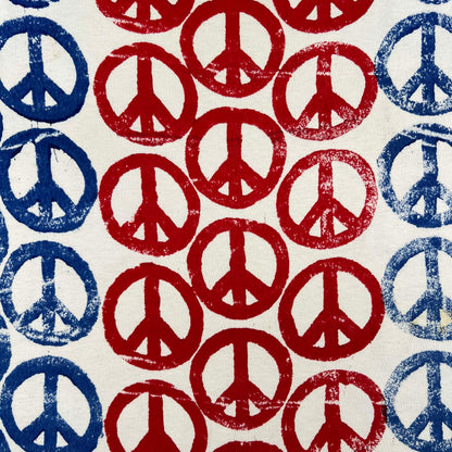 80s/90s Peace Sign AOP Tee- L