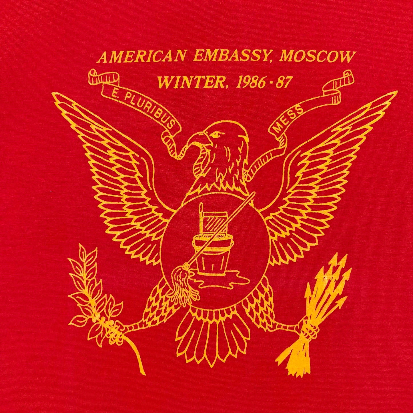 80s American Embassy Moscow Tee- S