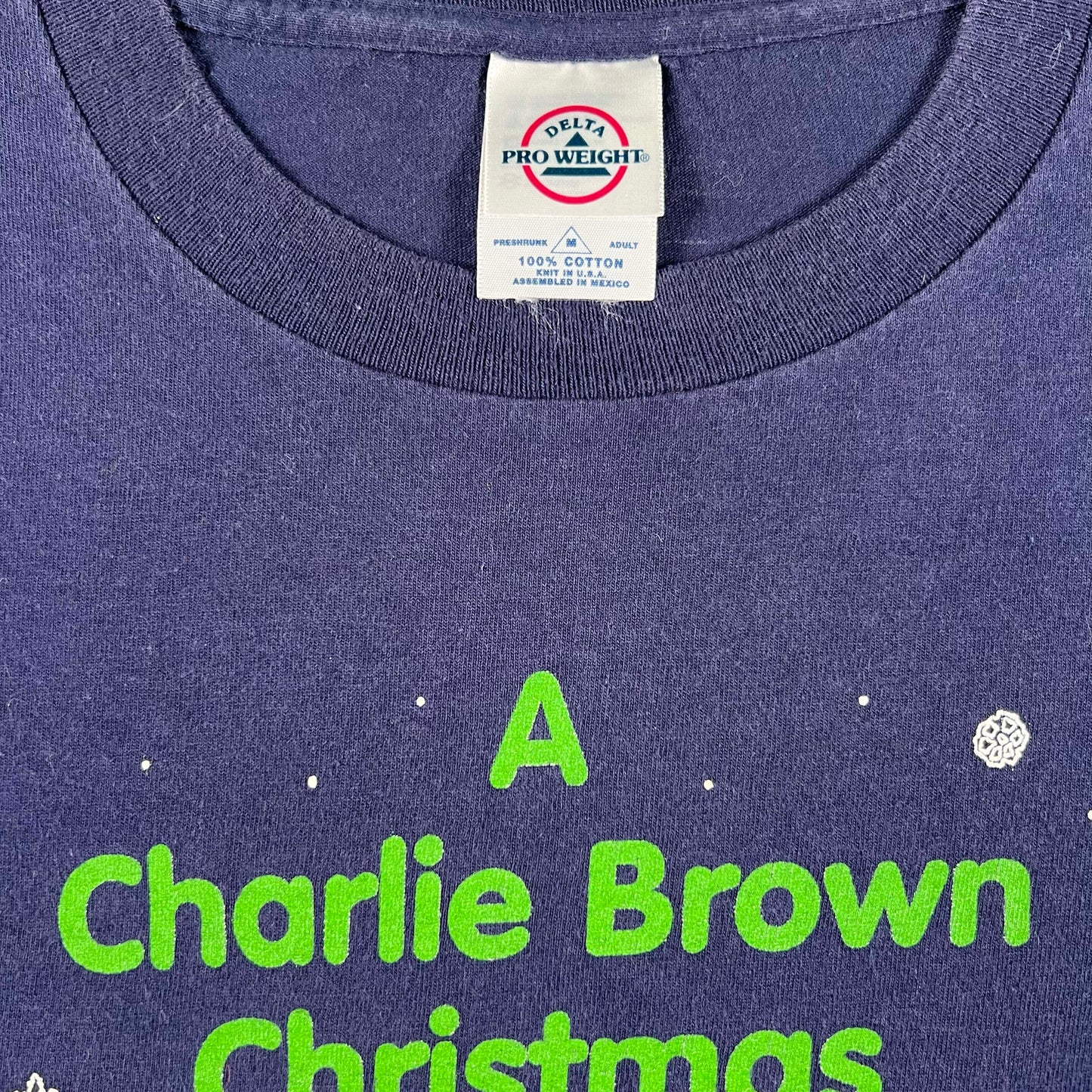 00s A Charlie Brown Christmas Tee- M