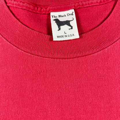 90s Black Dog Martha's Vineyard Tee- L