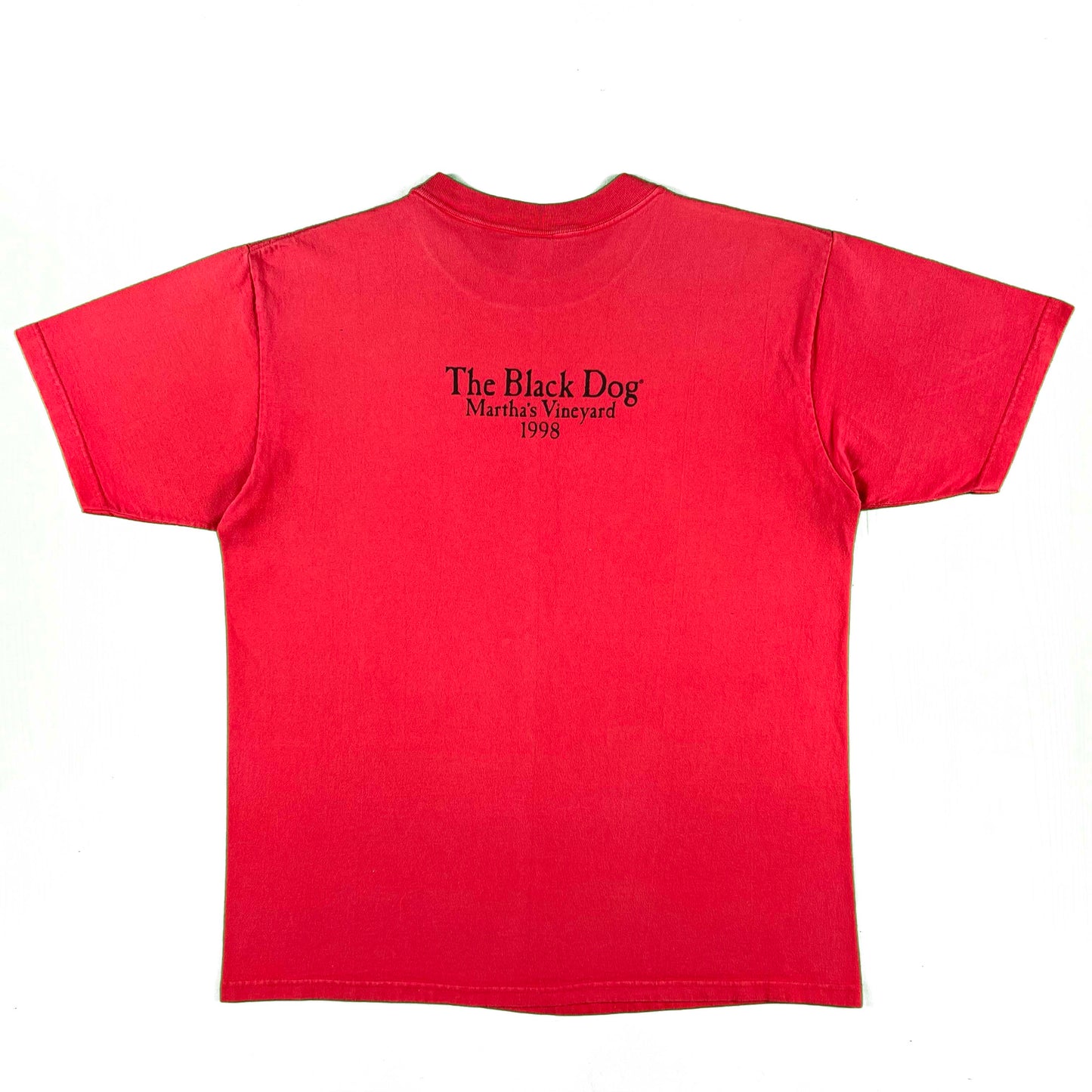 90s Black Dog Martha's Vineyard Tee- L