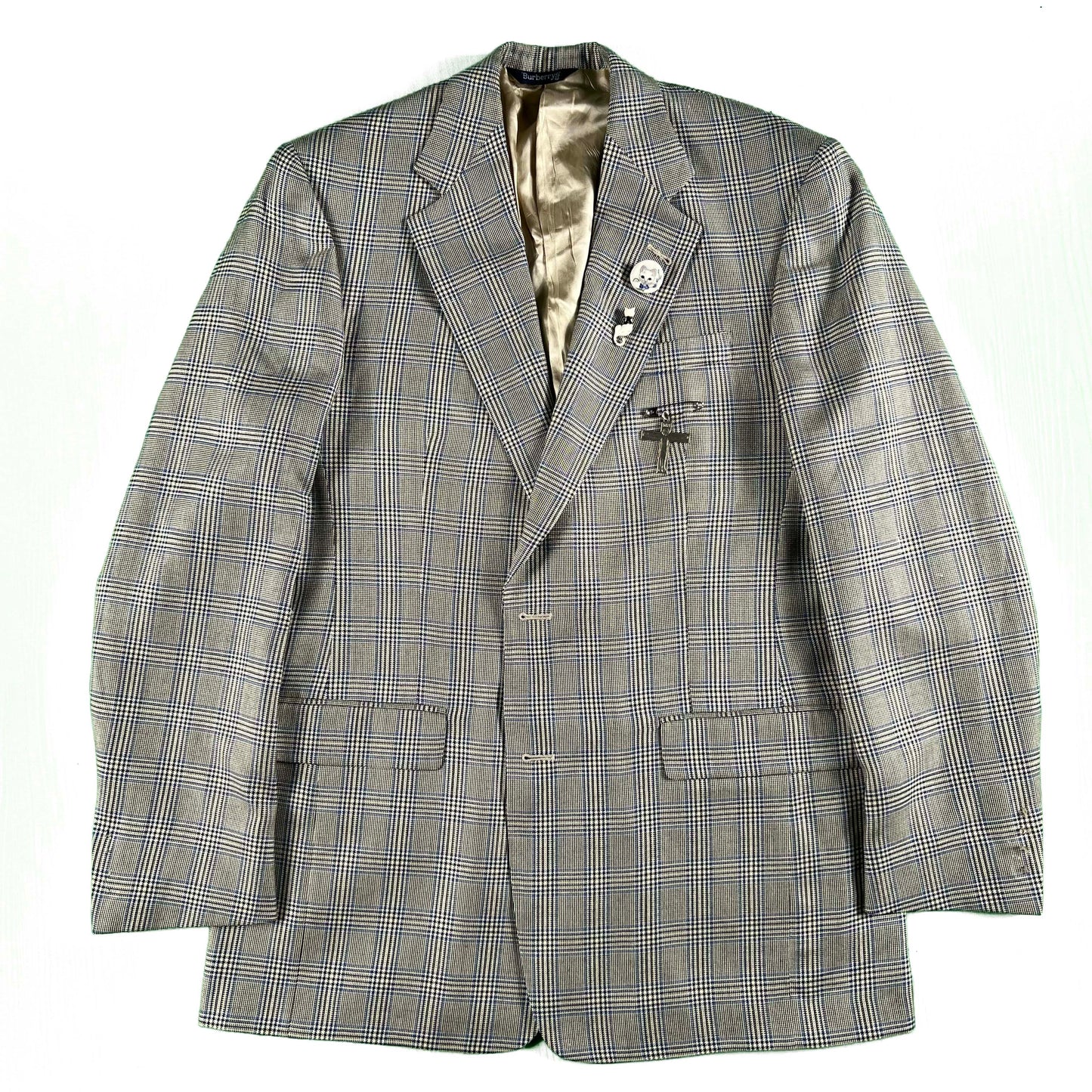 80s Burberrys Pinned Charm Blazer- M