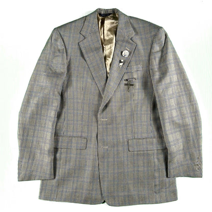 80s Burberrys Pinned Charm Blazer- M