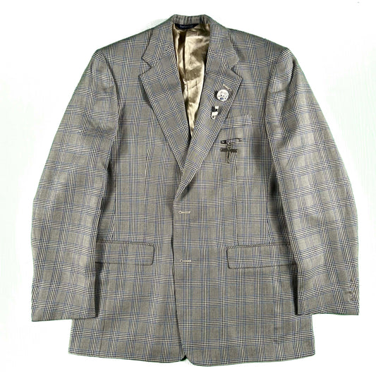 80s Burberrys Pinned Charm Blazer- M