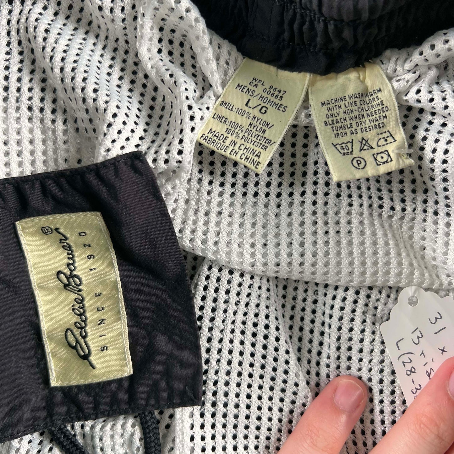 Vintage Eddie Bauer Nylon Shorts-  SELECT PAIR