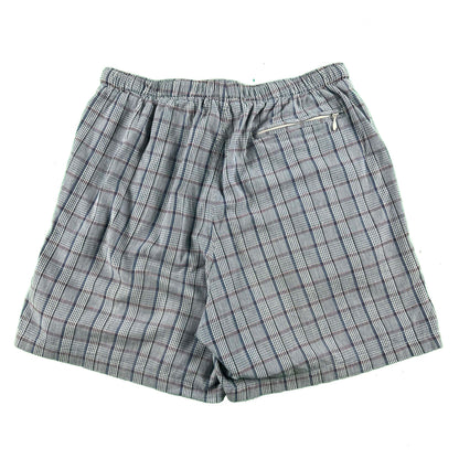 90s Columbia Plaid Cotton Shorts- M