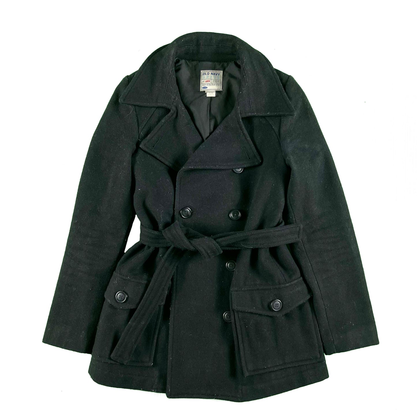 2002 Old Navy Wool Trench Coat- XS