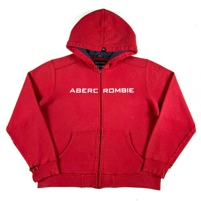 00s Abercrombie & Fitch Zip Up Hoodie- L