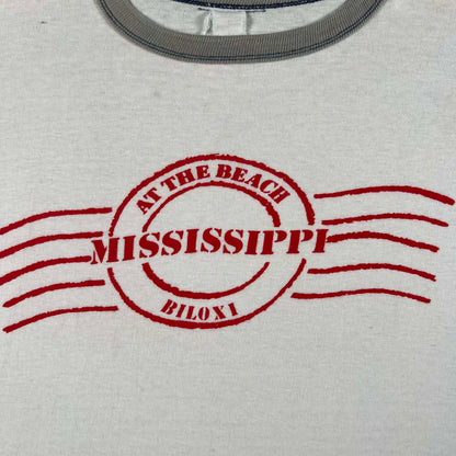 70s Biloxi, MS Ringer Tee- S