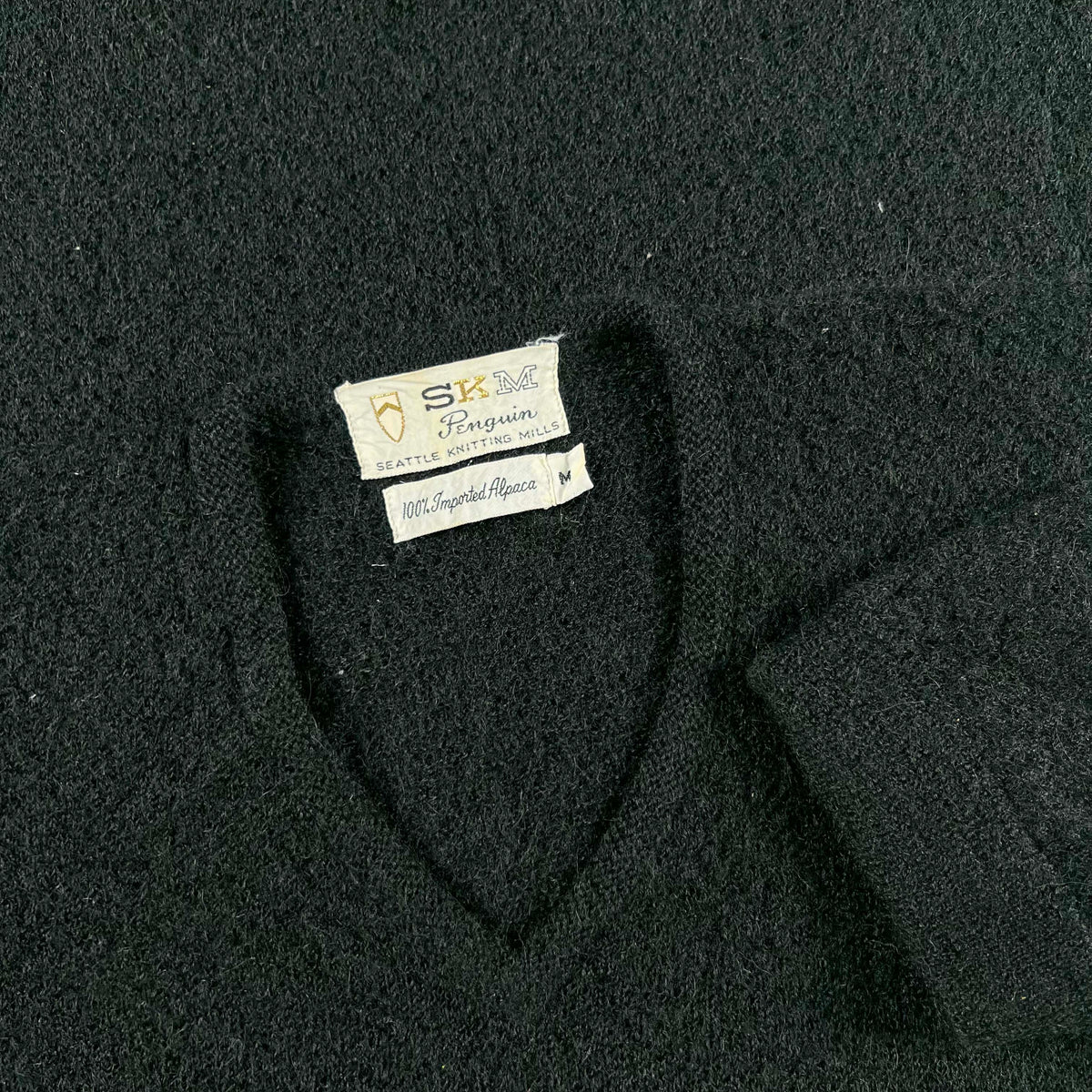 50s/60s Alpaca Knit Sweater- M