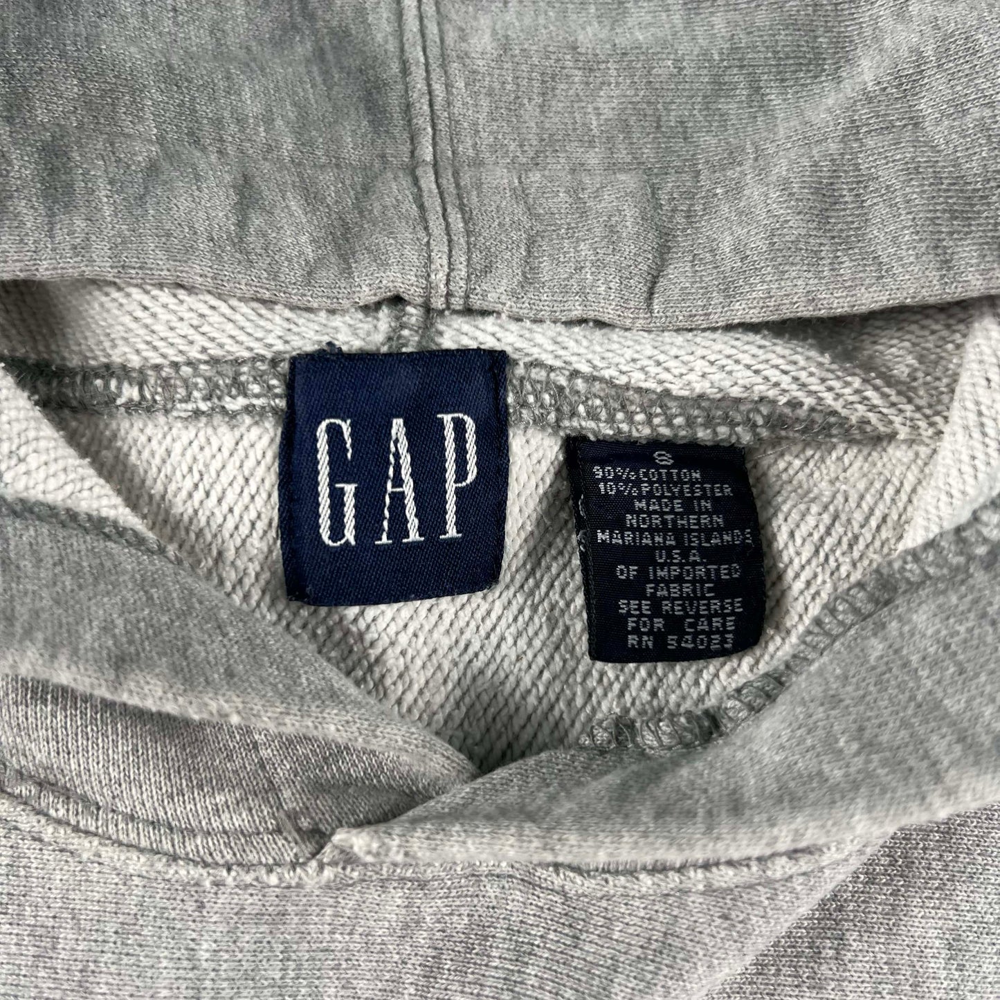 90s Gap Athletic Reverse Weave Hoodie- S