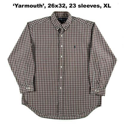Vintage Ralph Lauren 100% Cotton Button Up Shirts- SELECT SHIRT