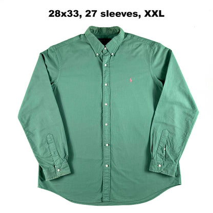 Vintage Ralph Lauren 100% Cotton Button Up Shirts- SELECT SHIRT