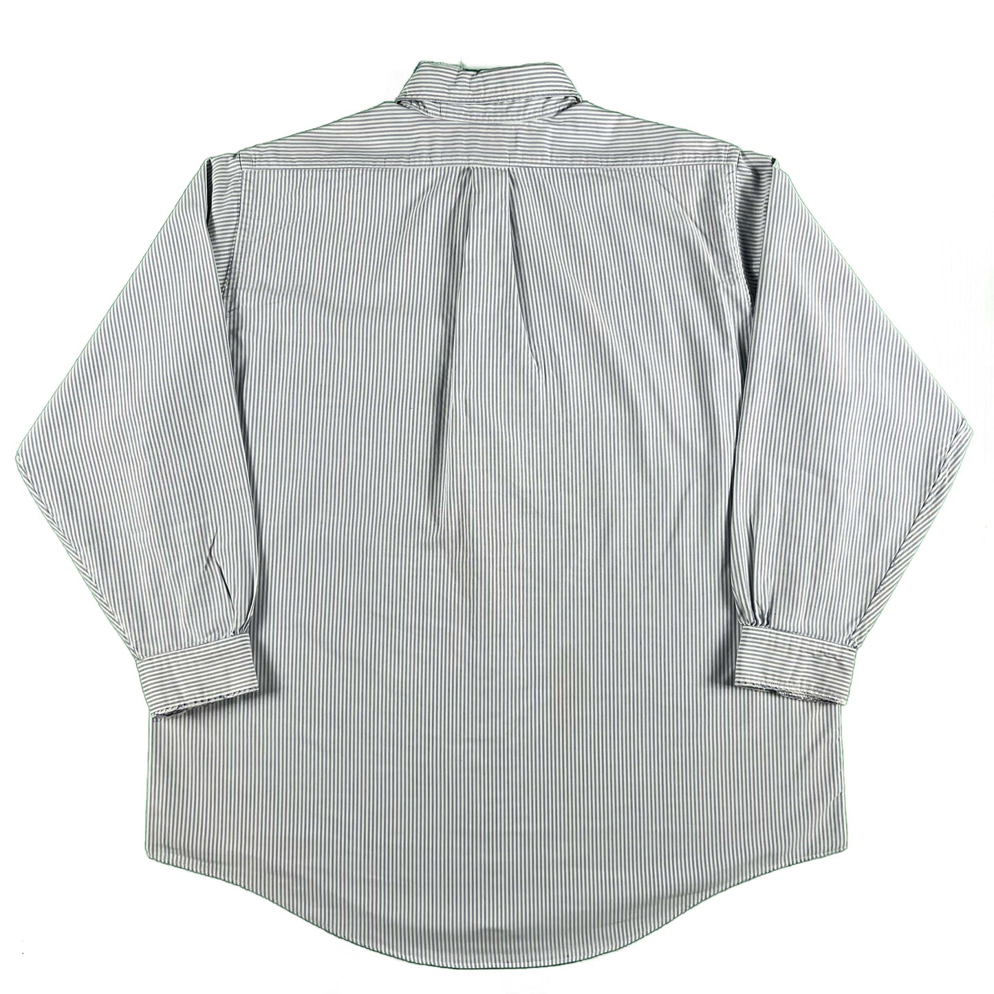 90s Perfectly Worn Brooks Brothers Seersucker Oxford Shirt- XXL