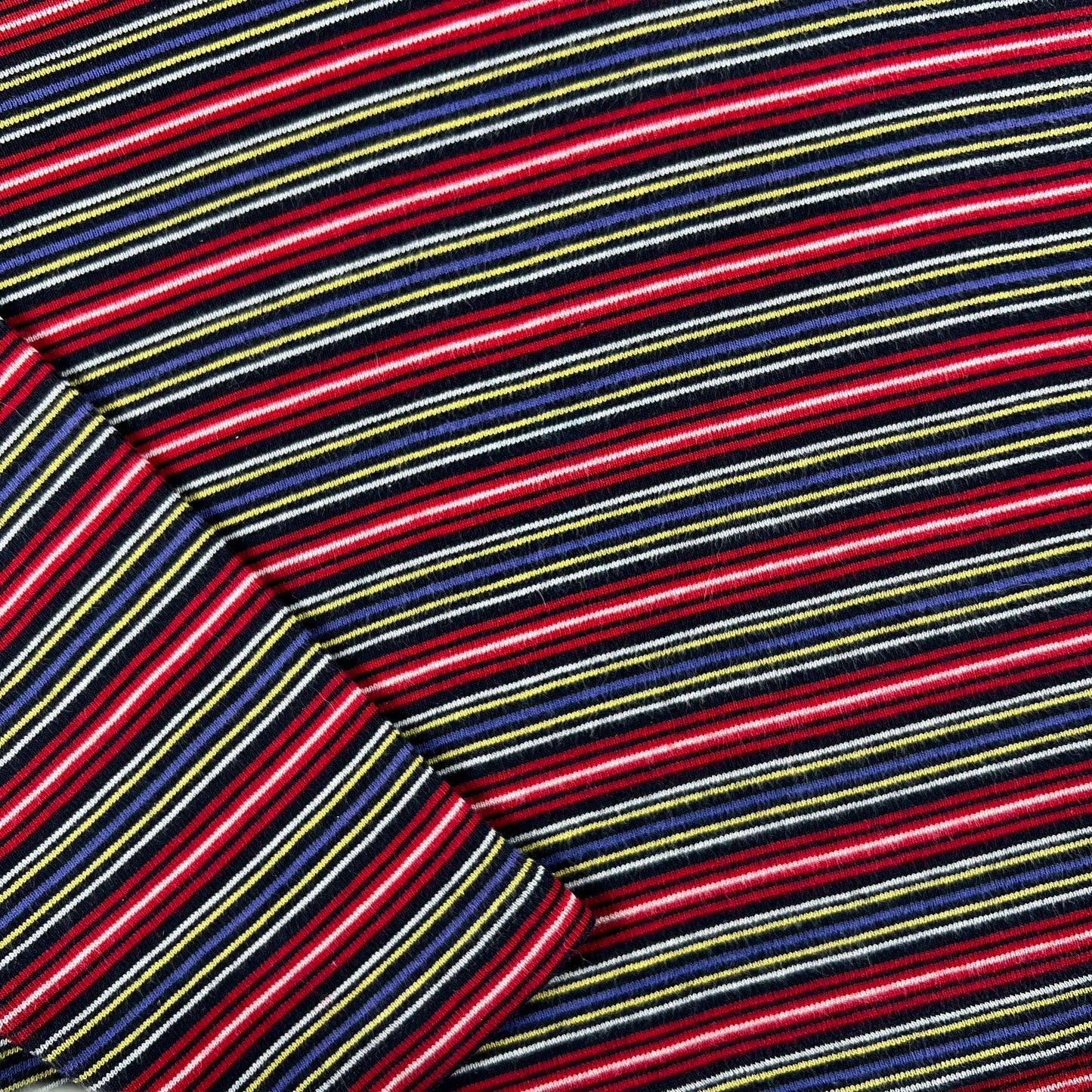 90s/00s Striped Turtleneck- S
