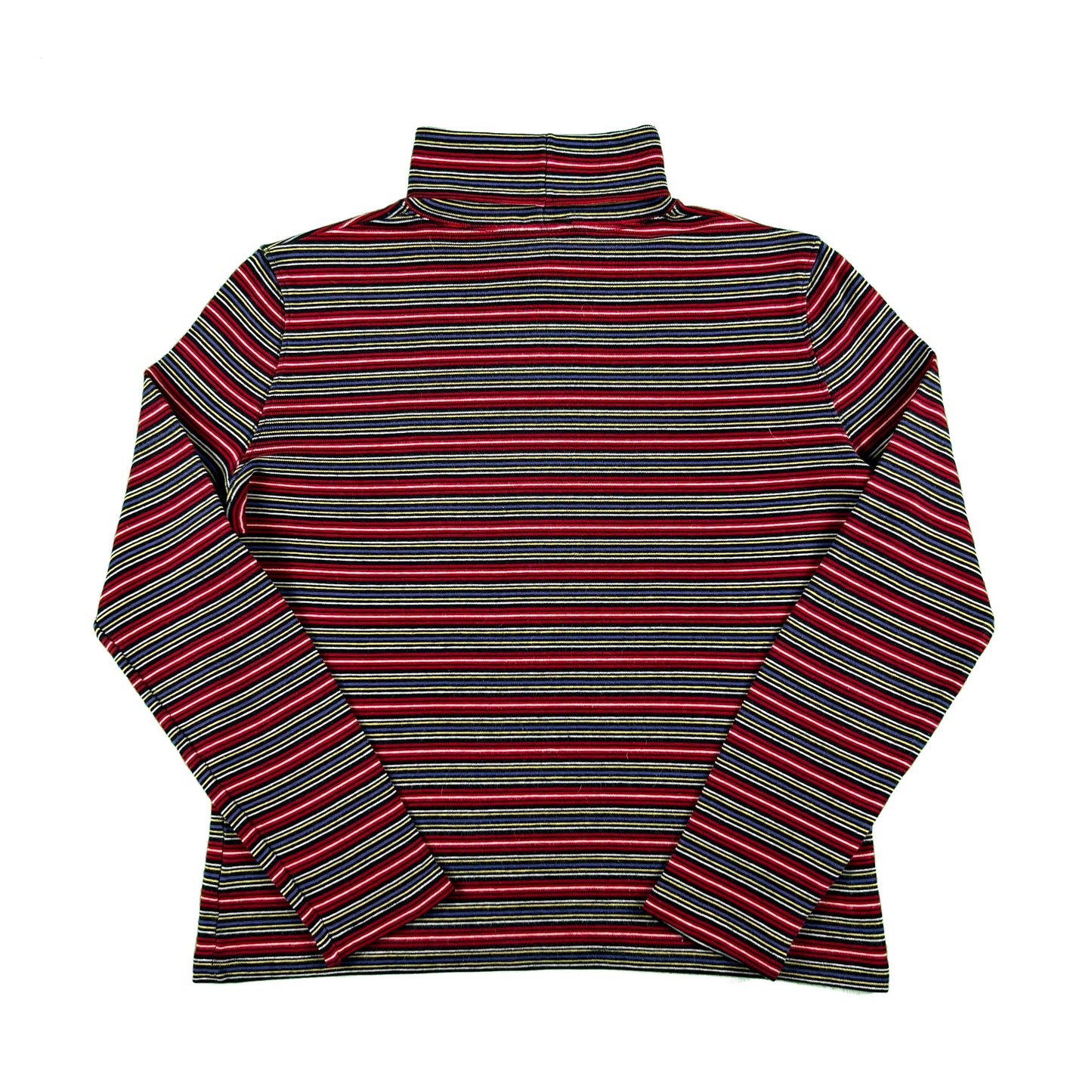 90s/00s Striped Turtleneck- S