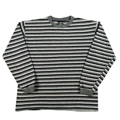 90s Striped Long Sleeve Tee- S