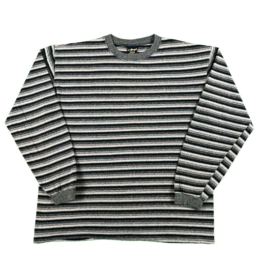 90s Striped Long Sleeve Tee- S