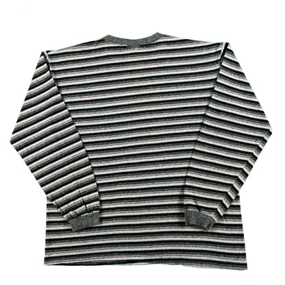 90s Striped Long Sleeve Tee- S