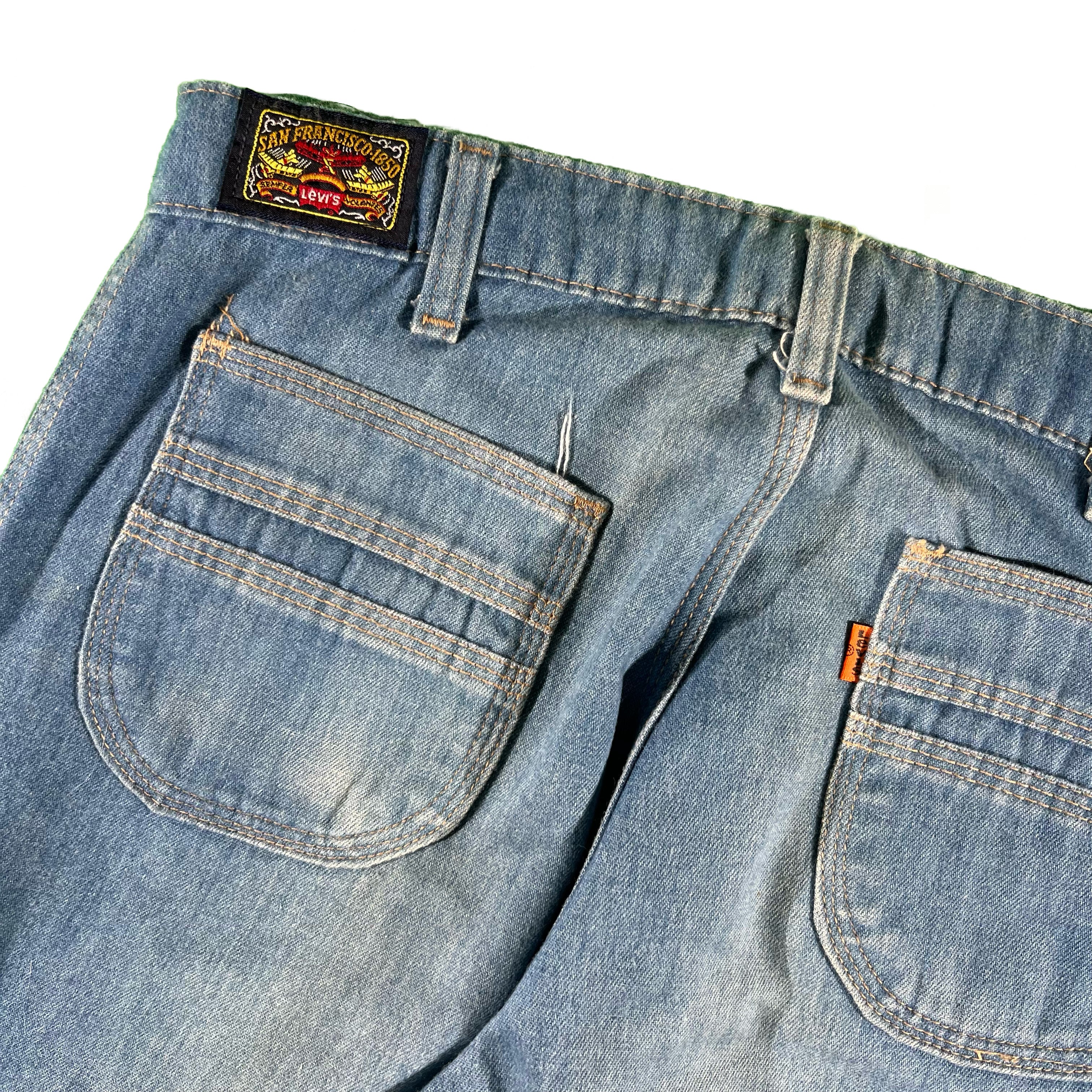 80s Levi's Orange Tab Flared Denim- 31x27