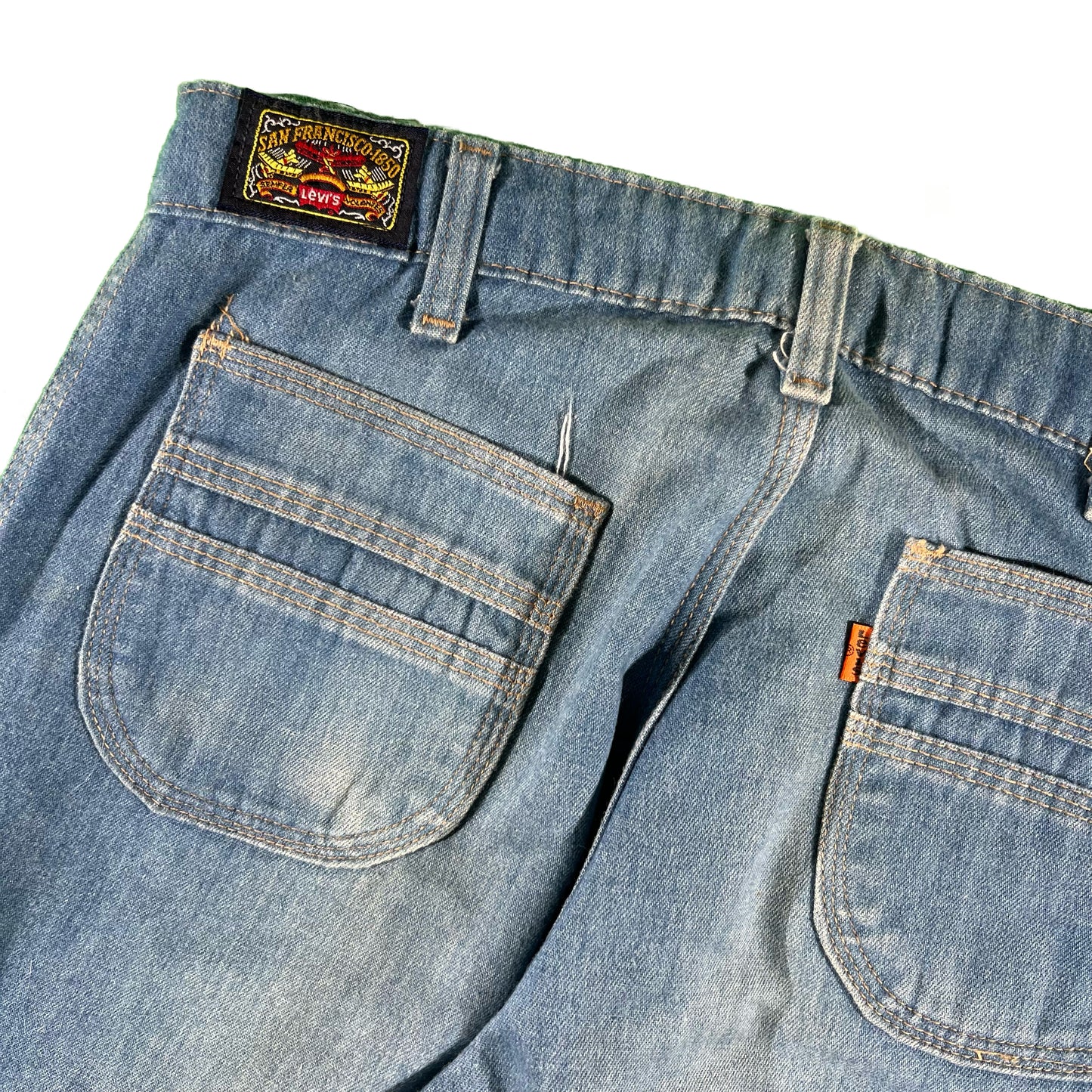 80s Levi's Orange Tab Flared Denim- 31x27