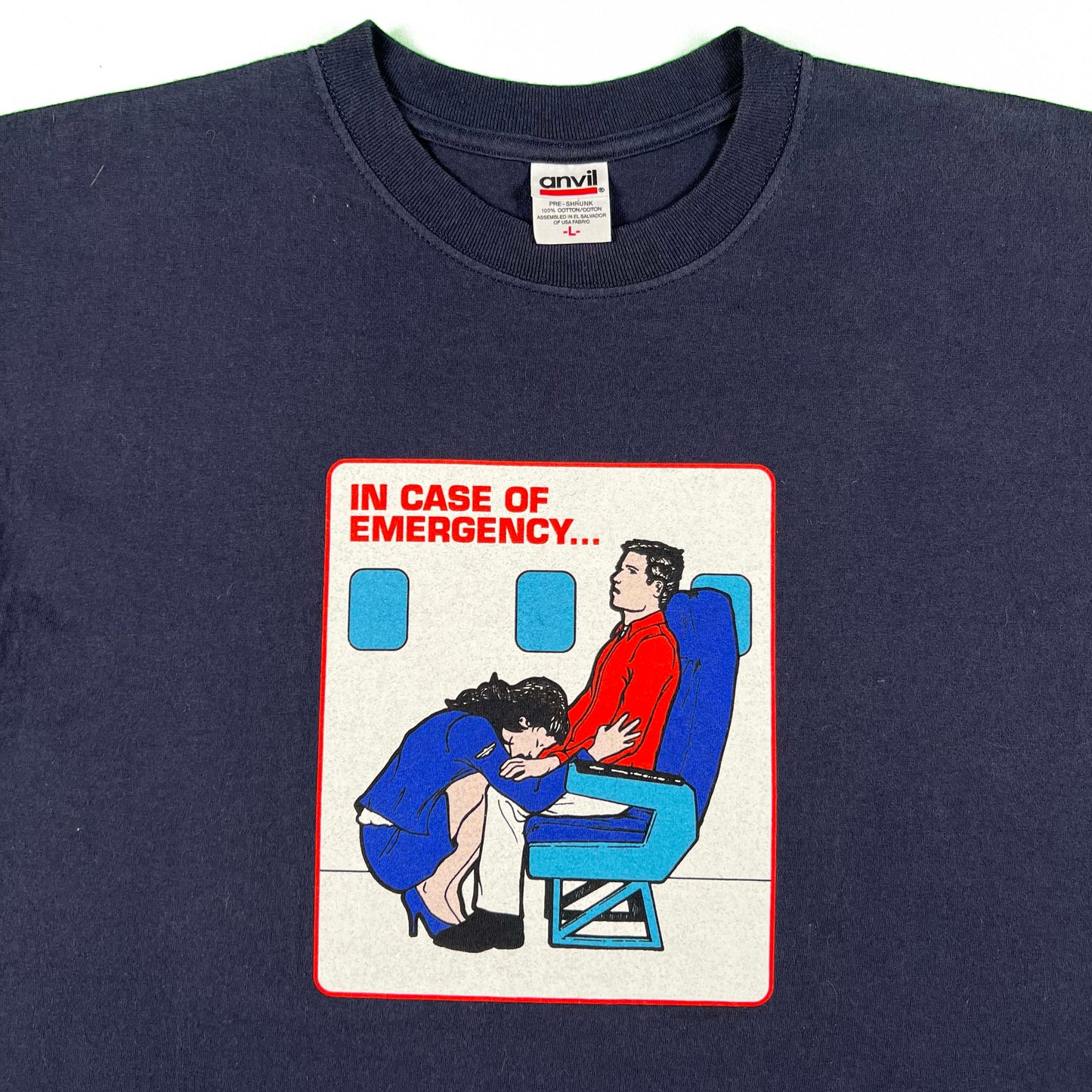 00s In Case of Emergency BJ Tee- L