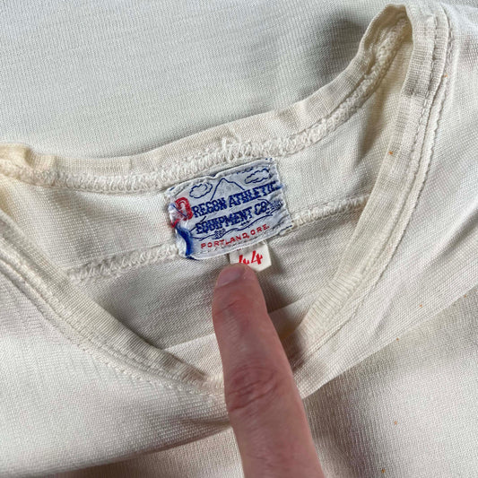 50s Durene Cut Off Football Jersey- L