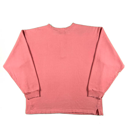 90s Perfectly Worn Gap Henley Sweatshirt- L