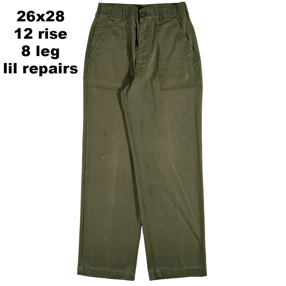 80s OG-507 Army Fatigue Trousers- SELECT PAIR