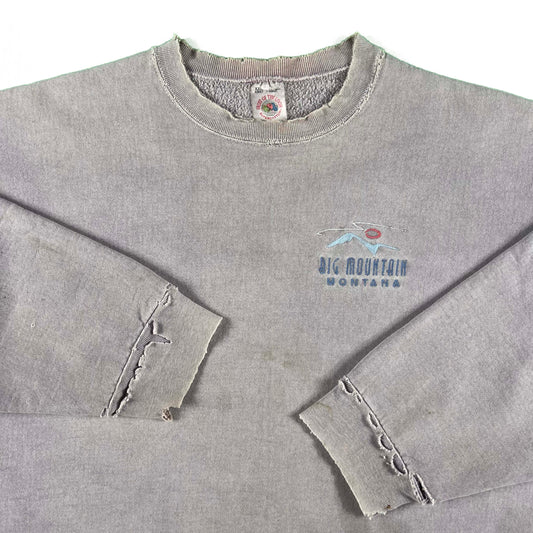 90s Perfectly Worn Big Mountain Montana Sweatshirt- XL