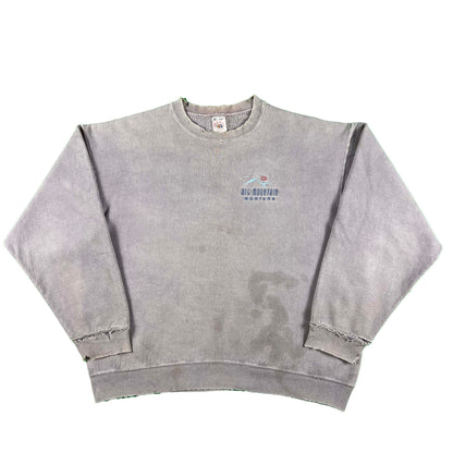 90s Perfectly Worn Big Mountain Montana Sweatshirt- XL