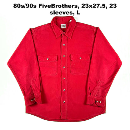 Vintage 100% Cotton Chamois Shirts- SELECT SHIRT