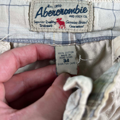 00s Abercrombie & Fitch Drawstring Cotton Shorts- 35x10