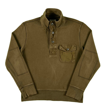 Eddie Bauer Cotton Military Style Pullover- M