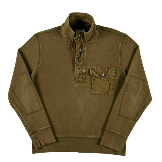 Eddie Bauer Cotton Military Style Pullover- M