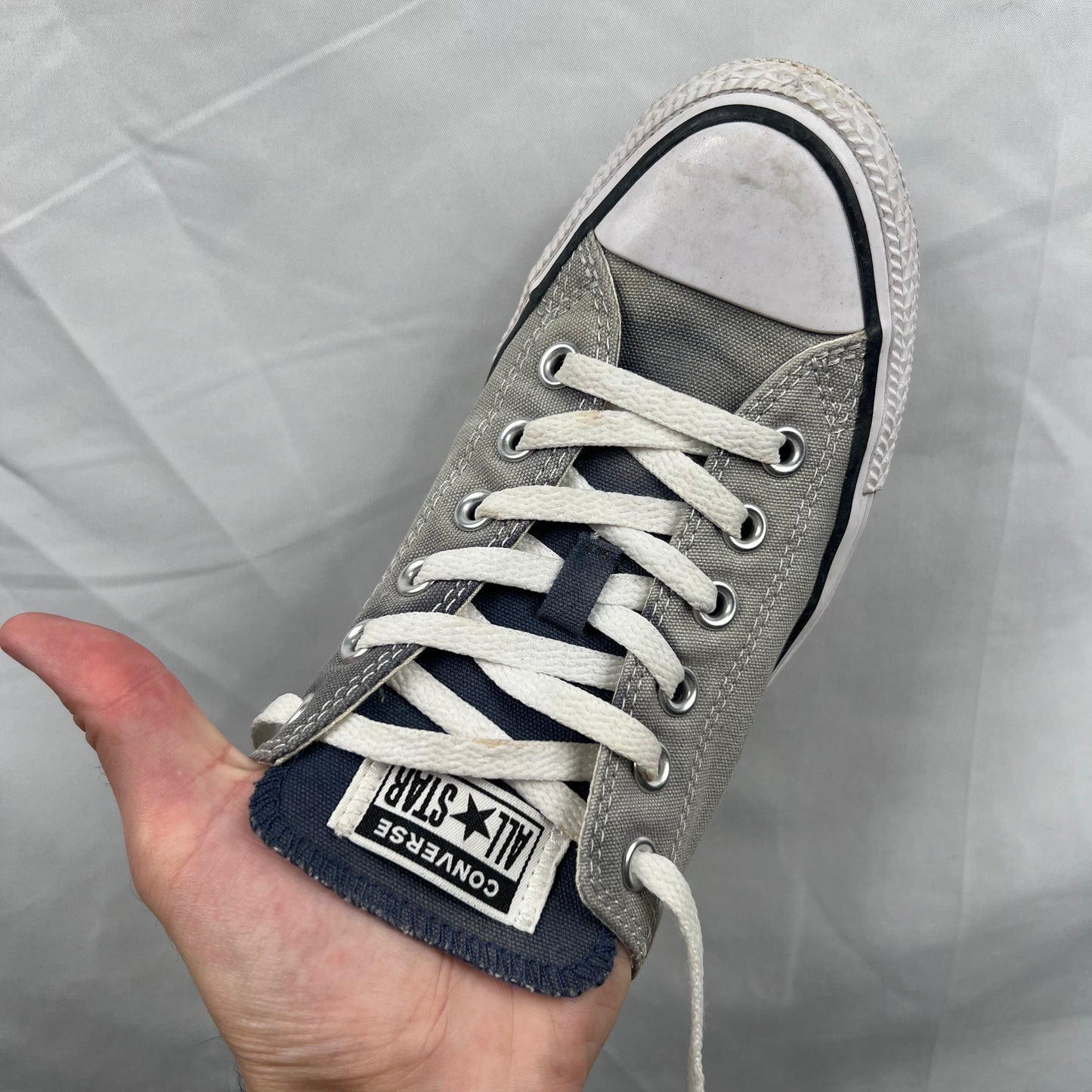 Sun Faded Blue Converse- M's 6, W's 7.5
