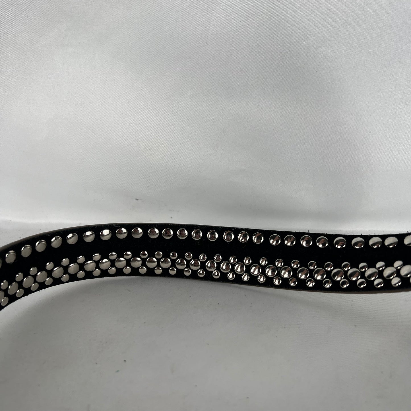 00s 'Diamond' Rhinestone Studded Leather Belt- 26"-30"