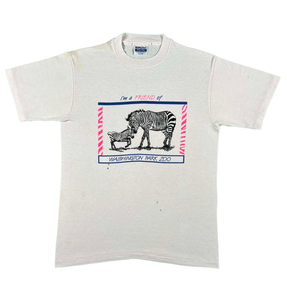 80s Washington Park Zoo Zebra Tee- S