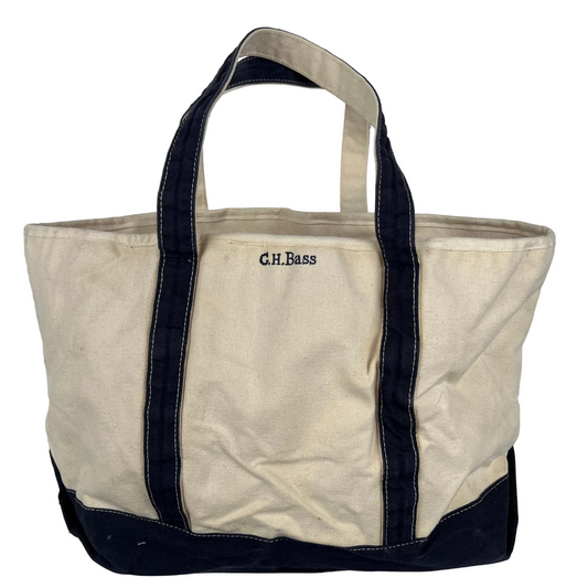 00s G.H. Bass z/u Canvas Tote Bag