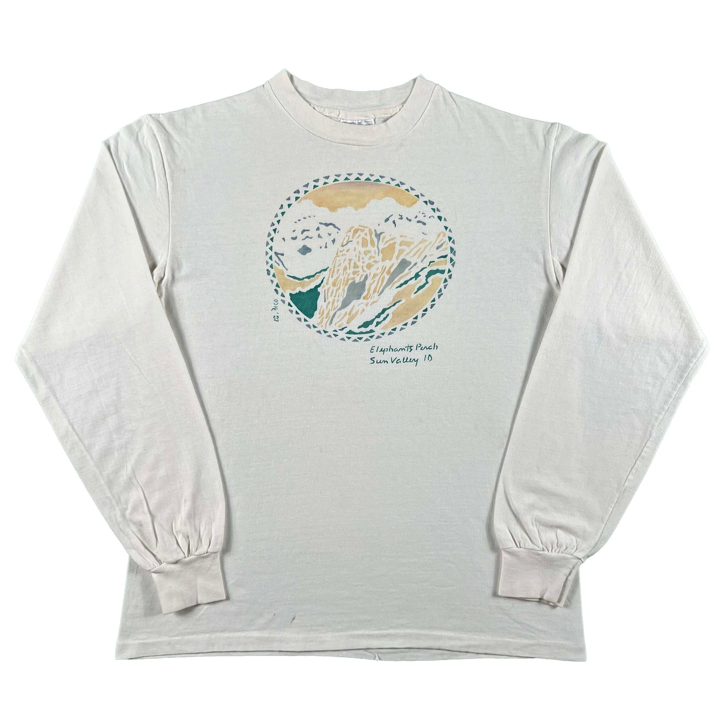 80s Elephant's Perch Idaho Long Sleeve Tee- M