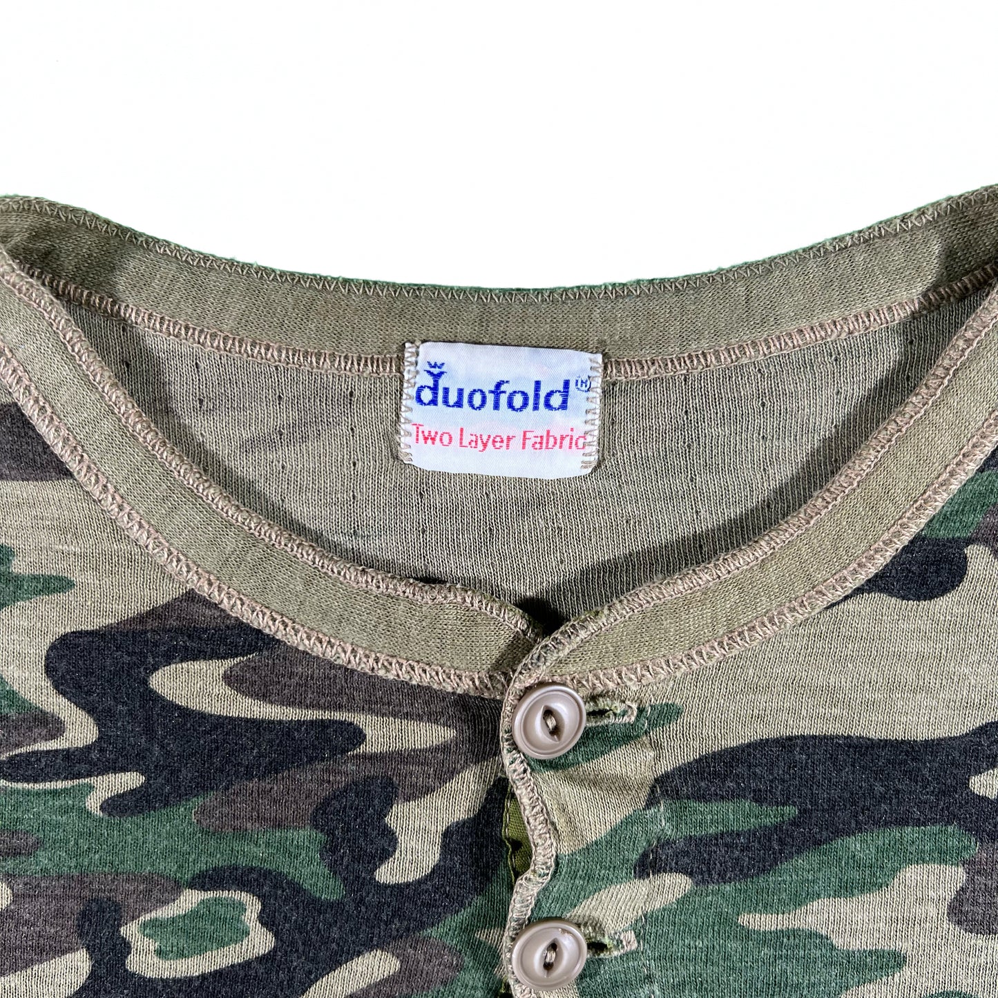 80s Duofold Camo Thermal- XL