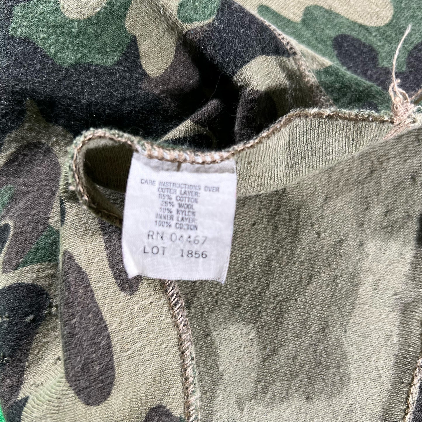 80s Duofold Camo Thermal- XL