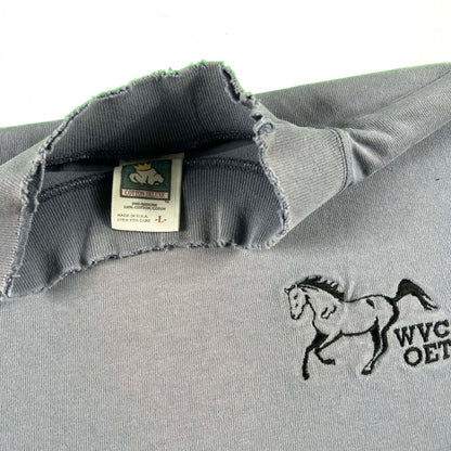 90s Sun Faded Horse Long Sleeve Tee- M