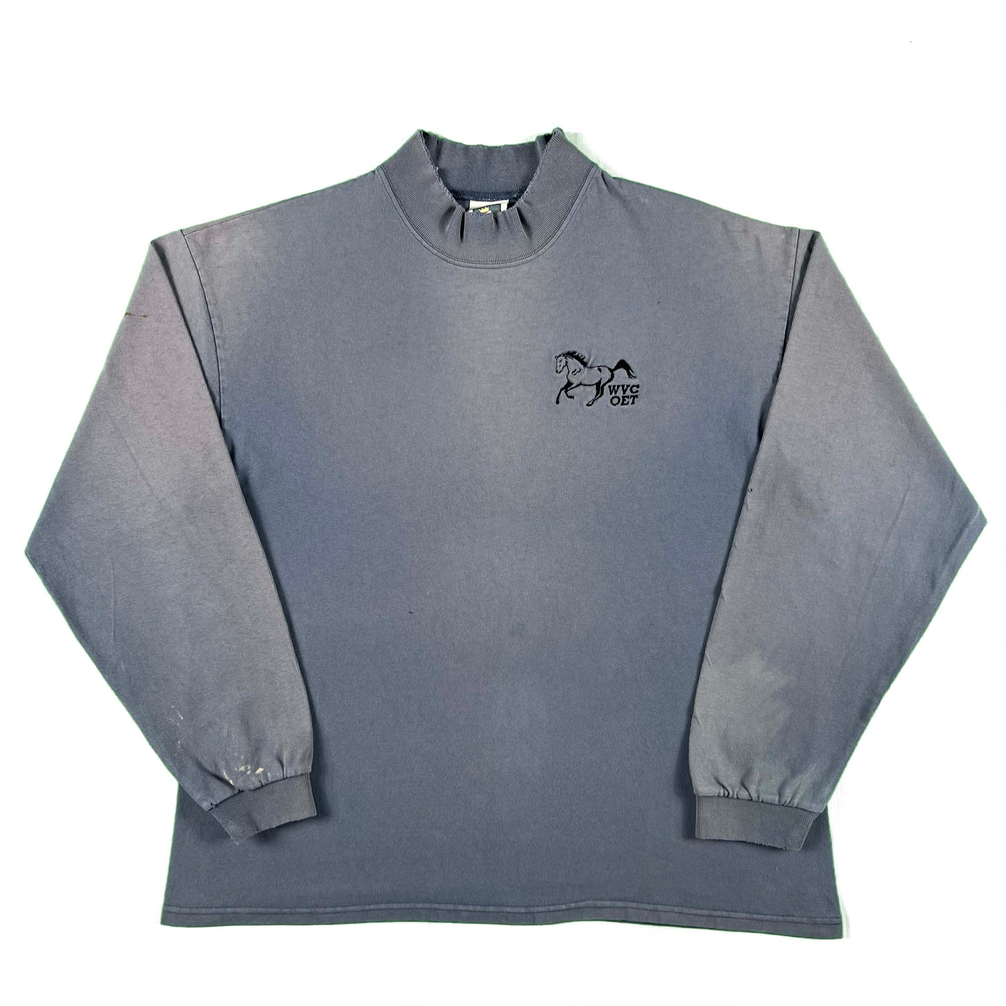 90s Sun Faded Horse Long Sleeve Tee- M